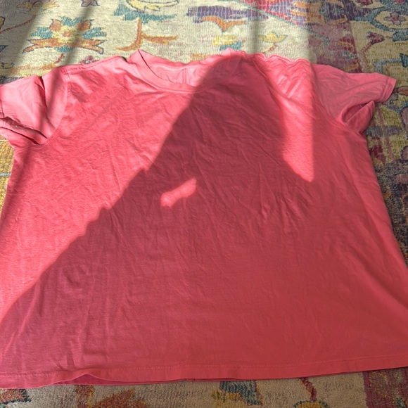 lululemon athletica Pink Short Sleeve all yours cotton Tee - Picture 1 of 1